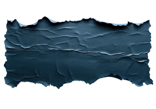 dark blue paper texture isolated on transparent background - Powered by Adobe