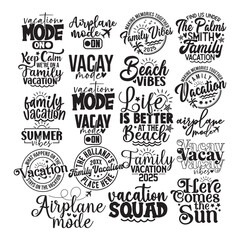 Family Vacation SVG Bundle 