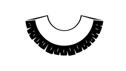 tree bark , black isolated silhouette