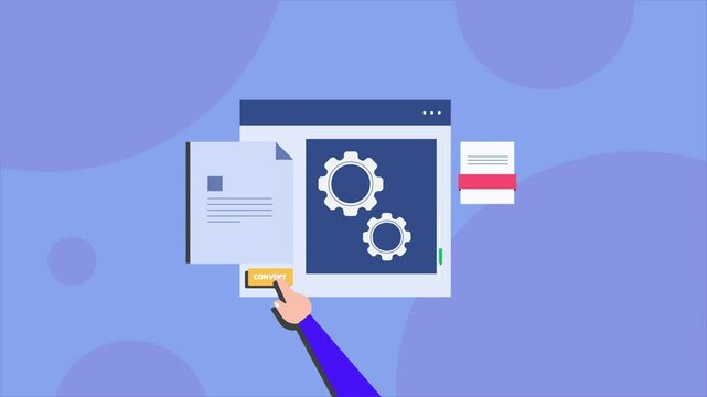Online document converter transforming text into PDF and various other file formats.
