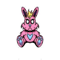 Broken Bunny With Sweet Smile