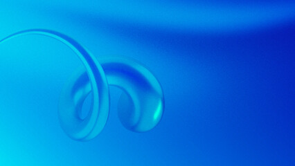 Blue Abstract Shapes Noisy Background