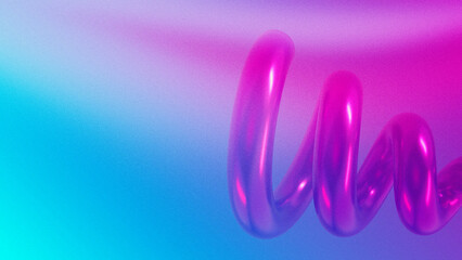 Blue and Pink Abstract Shapes Noisy Background