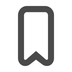 Clean and Modern Icon of Bookmark