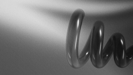 Black and White Shapes Noisy Background
