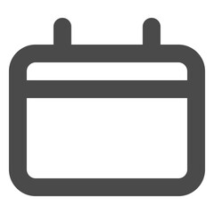 Clean and Modern Icon of Calendar