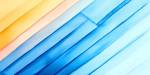 Obraz premium Abstract watercolor diagonal background with soft gradient color tones
