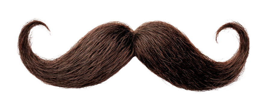 PNG Mustache shape accessory grooming classic. - Powered by Adobe