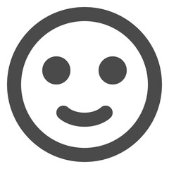 Clean and Modern Icon of Smile