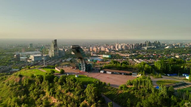 Ski jumping complex in Almaty
