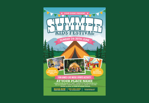 Summer Kids Camp Flyer