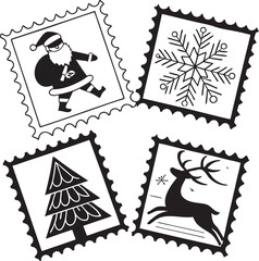 set of postage stamps