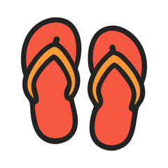 2d single icon summer vacation. Perfect for your projects, digital marketing, website design and more.