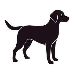 Black Labrador Retriever Silhouette