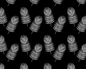 green leaf background pattern vector