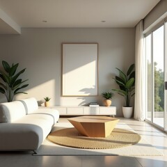 modern minimalist living room interior design natural light bright spacious clean lines contemporary decor, furniture, sofa, table, chairs, window, home