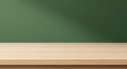 green chalkboard on wooden table