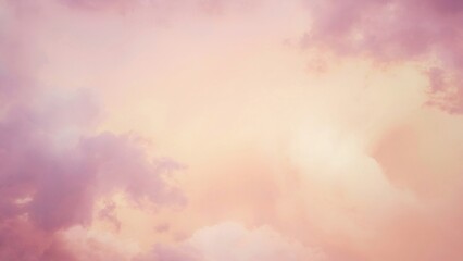 Purple cumulus clouds and scattered rain reveal a beautiful. Colorful clouds changing in a beautiful night sky. background atmosphere