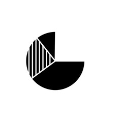 Startup Glyph Icon Chart
