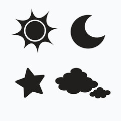 weather silhoutte vector design-01
