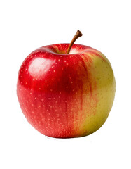 Fresh Whole Apple Isolated on White Background