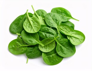 Fresh spinach leaves close-up with natural green color and healthy benefits.