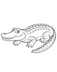 alligators animals coloring pages