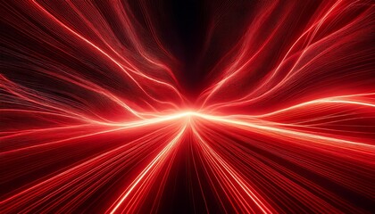 red energy line with intense shockwave dynamic motion blur line energy line