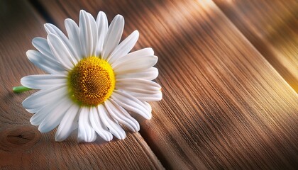 Obraz premium daisy flower on the table