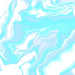 Blue and white fluid marble texture with smooth swirling patterns. Perfect for backgrounds, modern design, or digital decor.