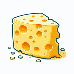 cheese vector illustration
