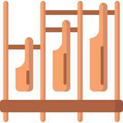 Angklung Flat Icon
