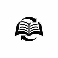 Self Learning Education Module Icon Digital Book