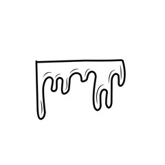 dripping liquid outline