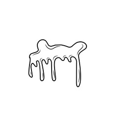 dripping liquid outline