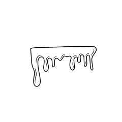 dripping liquid outline