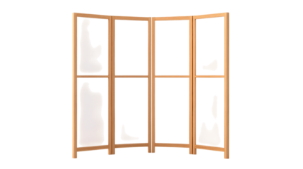 Modern folding screen room divider with minimalist design, perfect for enhancing any space aesthetic appeal