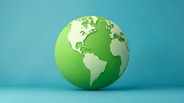Green Earth Globe, Sustainability Concept