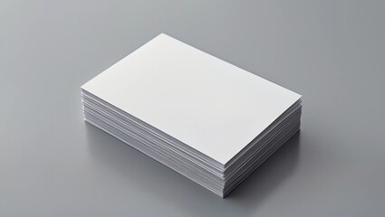 blank business cards on grey background,texte & logo