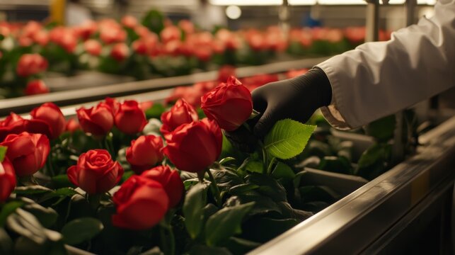 Manufacturing supervisor planning operations with factory staff,