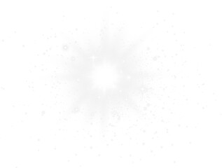 Glowing light burst effect isolated on transparent background high resolution png ideal for overlays and graphic designs