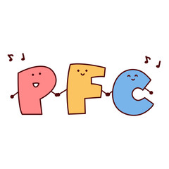 かわいいPFCバランスを表すキャラクター