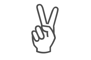 Human hand isolated on white