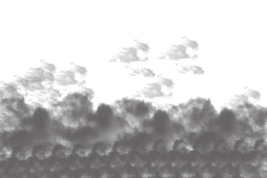 Dramatic Black and White Abstract Cloudscape High Contrast Atmospheric Art..