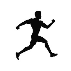 running man silhouette
