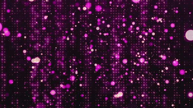 abstract pink background with line bubbles