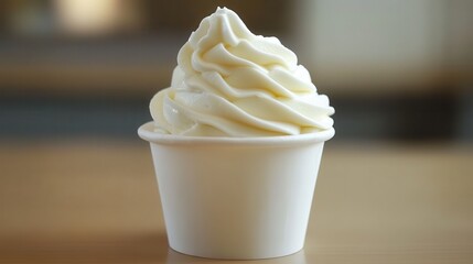 vanilla ice cream cup, vanilla ice cream, vanilla ice cream