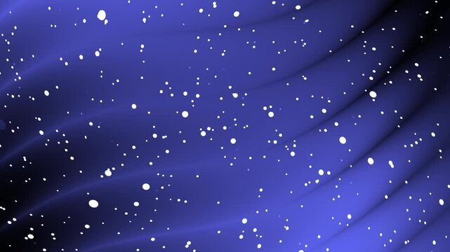 white particle in dark blue background, aesthetic evoking a serene sense of depth and visual tranquility for modern digital design