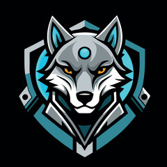 design logo icon character illustration mascot e sports wolf