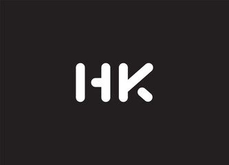 HK Logo Design Creative and Modern Logo Design